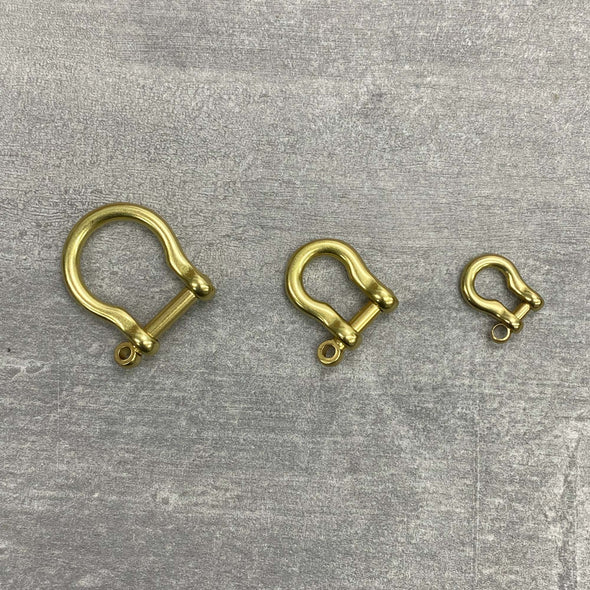 Shackle - Solid Brass - Screw Type