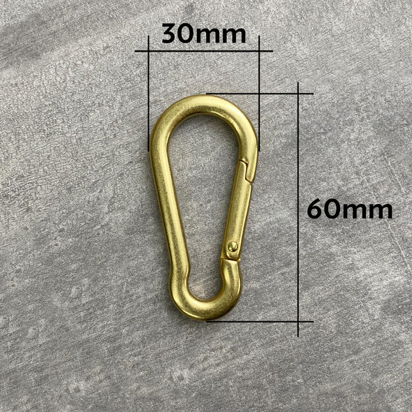 Carabiner - Solid Brass