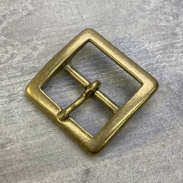 Center Bar Buckle - Japanese Brass