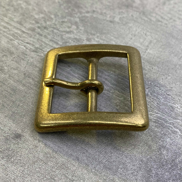 Center Bar Buckle - Japanese Brass