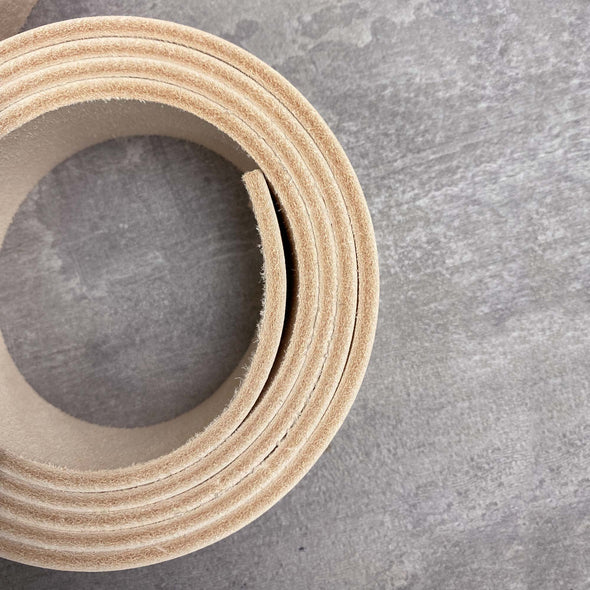 Natural Belt Blanks - Veg Tan