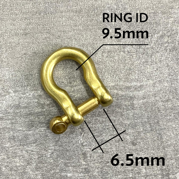 Shackle - Solid Brass - Screw Type